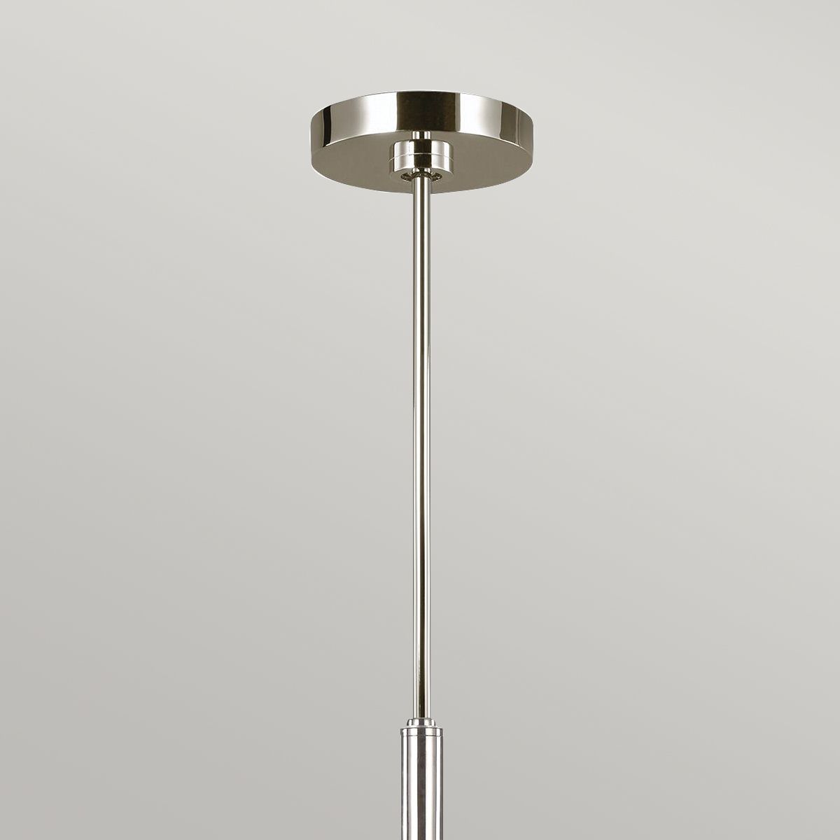 Kronleuchter Brianna, 6 l, poliertes Nickel - Elsteadlighting - leuchtengrosshandel24