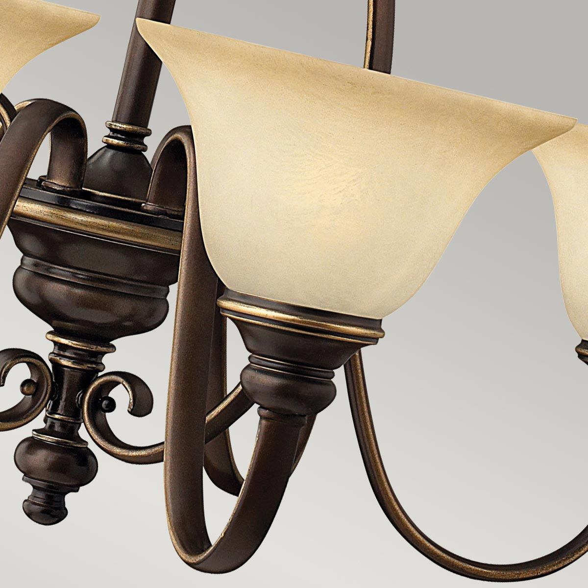 Kronleuchter Cello mit 6 Lichtern, Antikbronze - Elsteadlighting - leuchtengrosshandel24