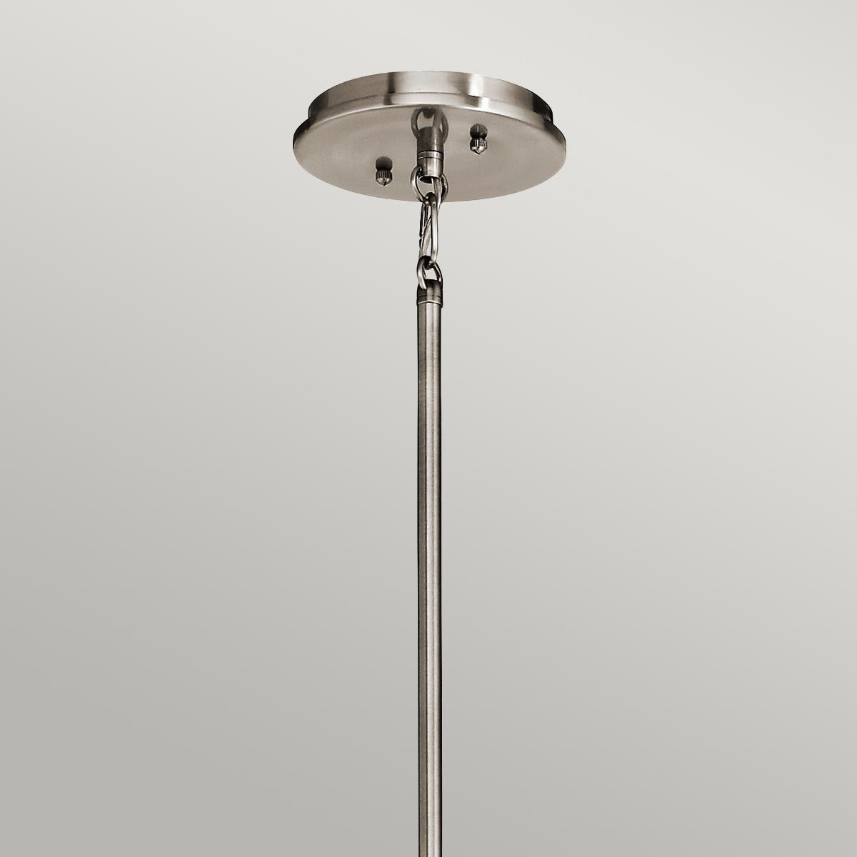 Kronleuchter Emory, 4 Lichter, halbbündig, klassisches Zinn - Elsteadlighting - leuchtengrosshandel24