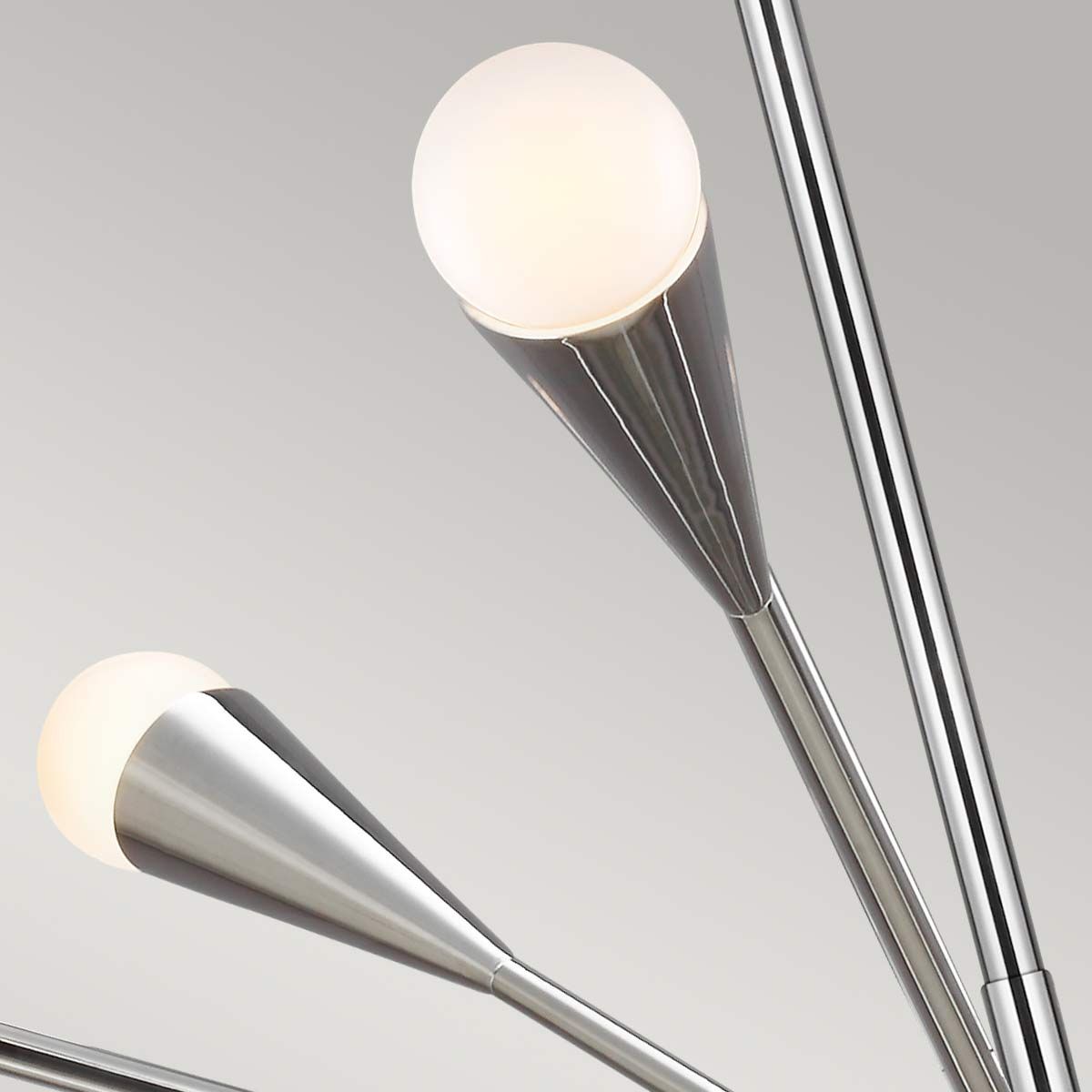 Kronleuchter Jax, 10 Lichter, poliertes Nickel - Elsteadlighting - leuchtengrosshandel24