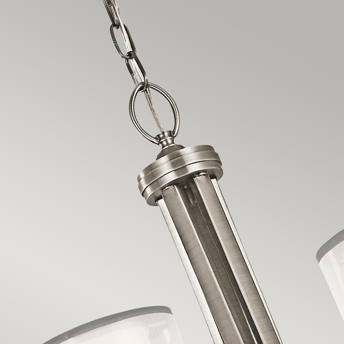 Kronleuchter Lacey mit 5 Lichtern, Antikzinn - Elsteadlighting - leuchtengrosshandel24