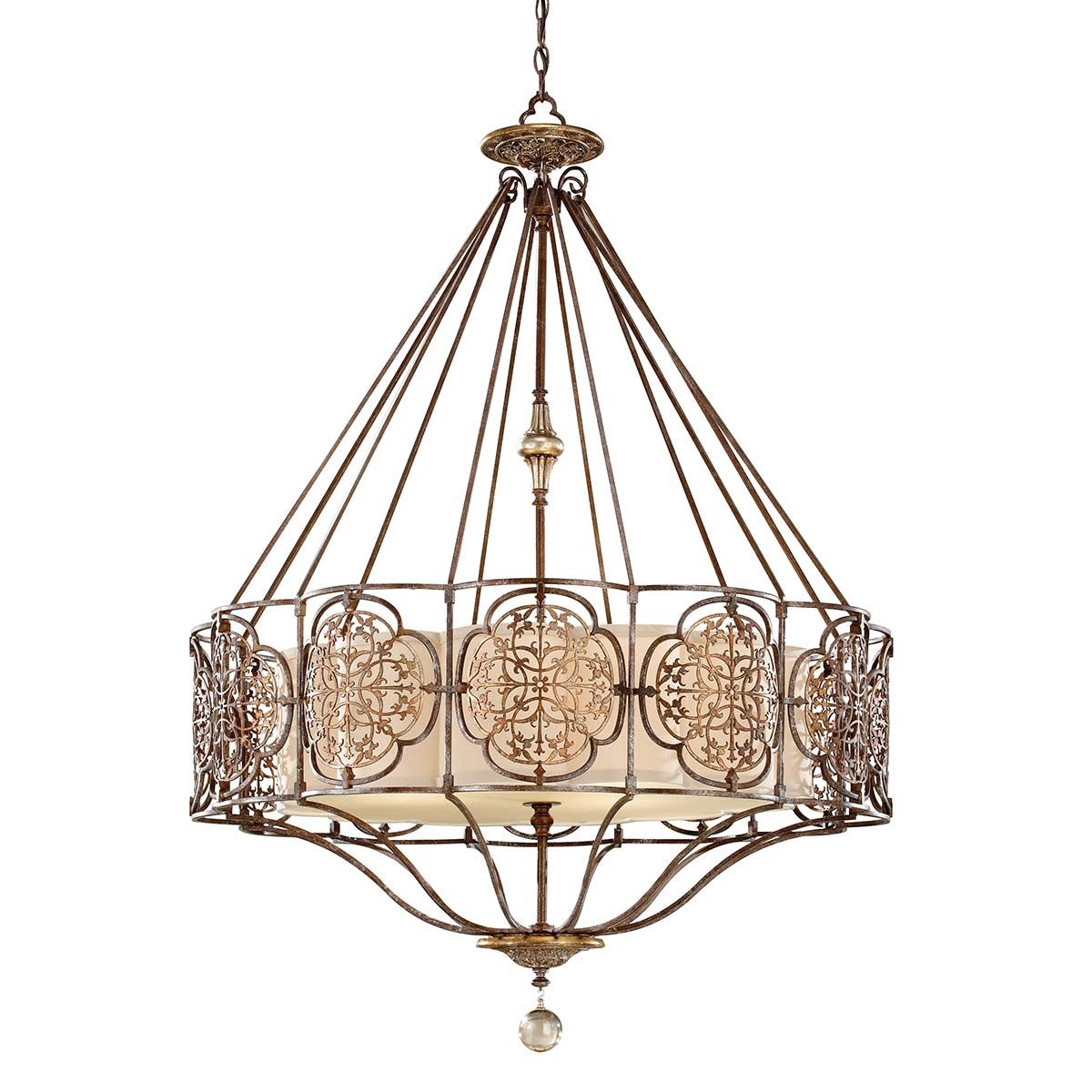 Kronleuchter Marcella mit 4 Lichtern – Britische Bronze/Oxidierte Bronze - Elsteadlighting - leuchtengrosshandel24