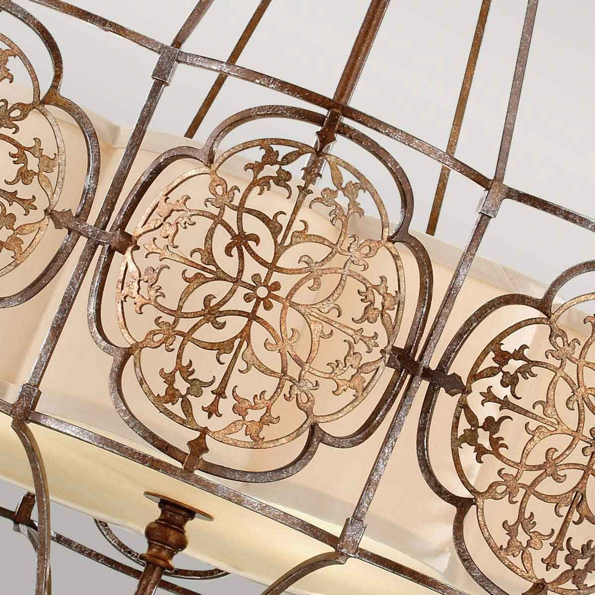 Kronleuchter Marcella mit 4 Lichtern – Britische Bronze/Oxidierte Bronze - Elsteadlighting - leuchtengrosshandel24