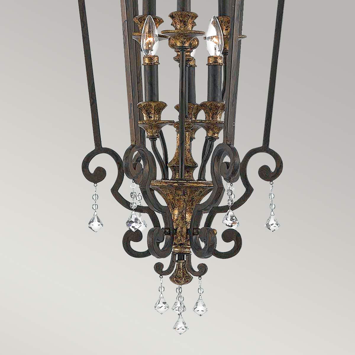 Kronleuchter Marquette mit 6 Lichtern - Erbstück - Elsteadlighting - leuchtengrosshandel24