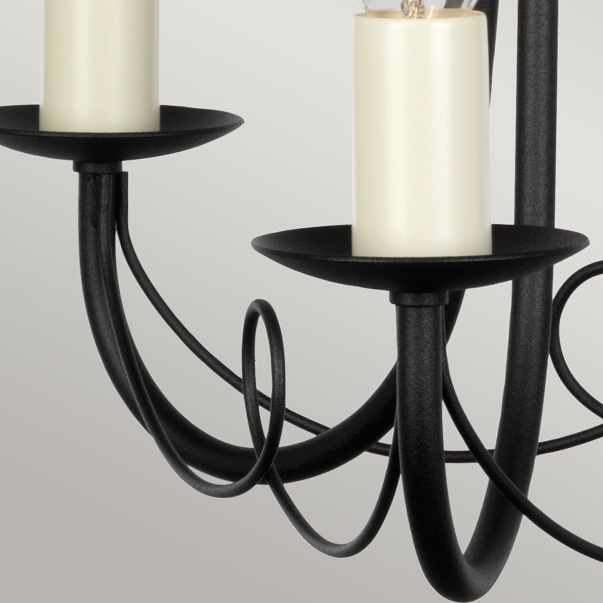 Kronleuchter Minster mit 3 Lichtern, Schwarz - Elsteadlighting - leuchtengrosshandel24