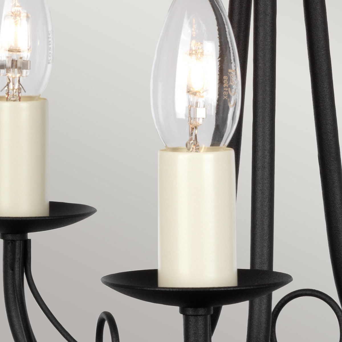 Kronleuchter Minster mit 3 Lichtern, Schwarz - Elsteadlighting - leuchtengrosshandel24