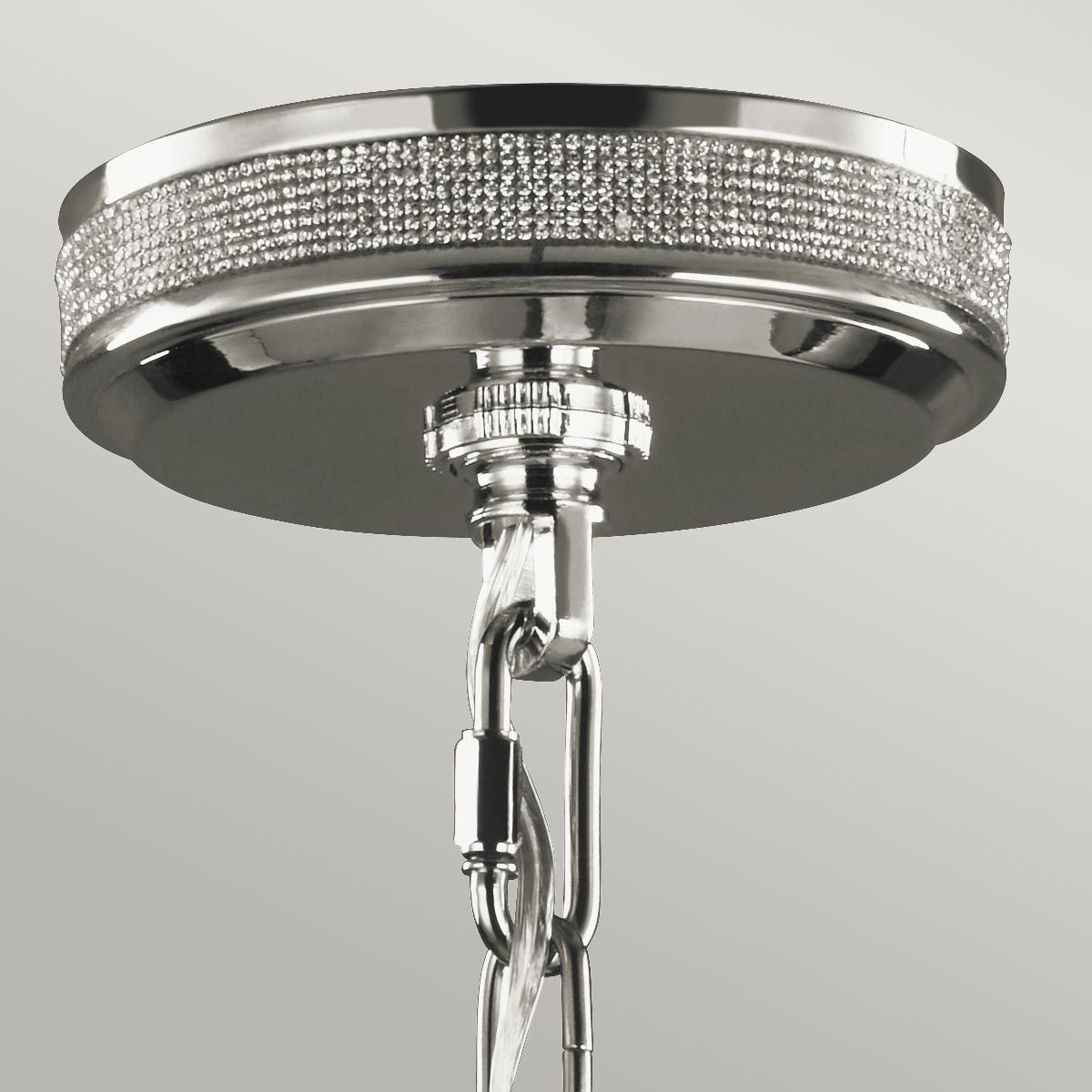 Kronleuchter Pave mit 3 Lichtern, poliertes Nickel - Elsteadlighting - FE - PAVE3