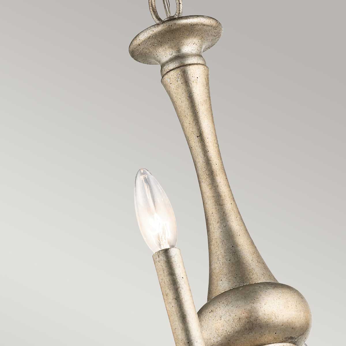 Kronleuchter „Rosalie“ mit 8 Lichtern, Sterling - Gold - Elsteadlighting - KL - ROSALIE8