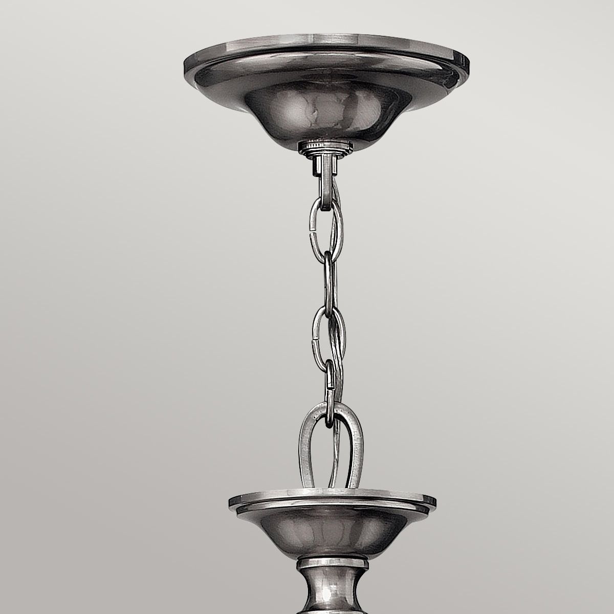 Kronleuchter Sussex mit 5 Lichtern, gebürstetes Nickel - Elsteadlighting - leuchtengrosshandel24