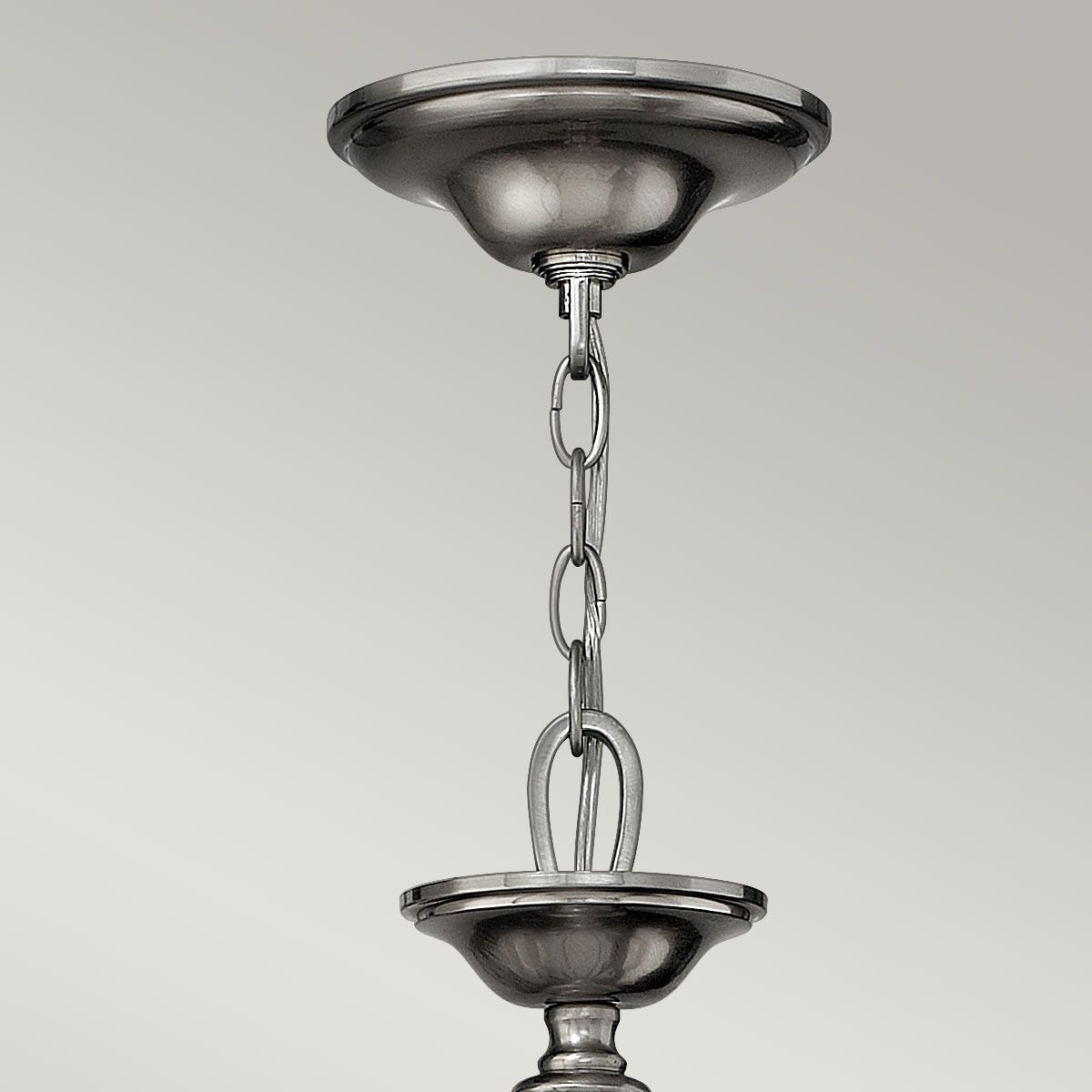 Kronleuchter Sussex mit 9 Lichtern, gebürstetes Nickel - Elsteadlighting - leuchtengrosshandel24