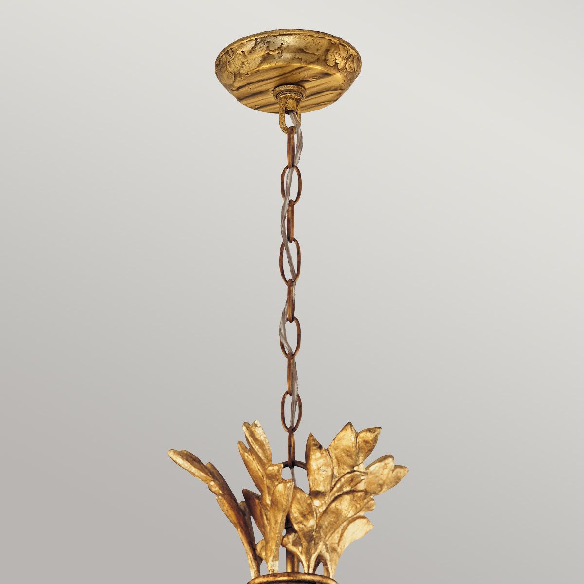 Kronleuchter Sweet Olive mit 6 Lichtern, vergoldetes Gold - Elsteadlighting - leuchtengrosshandel24