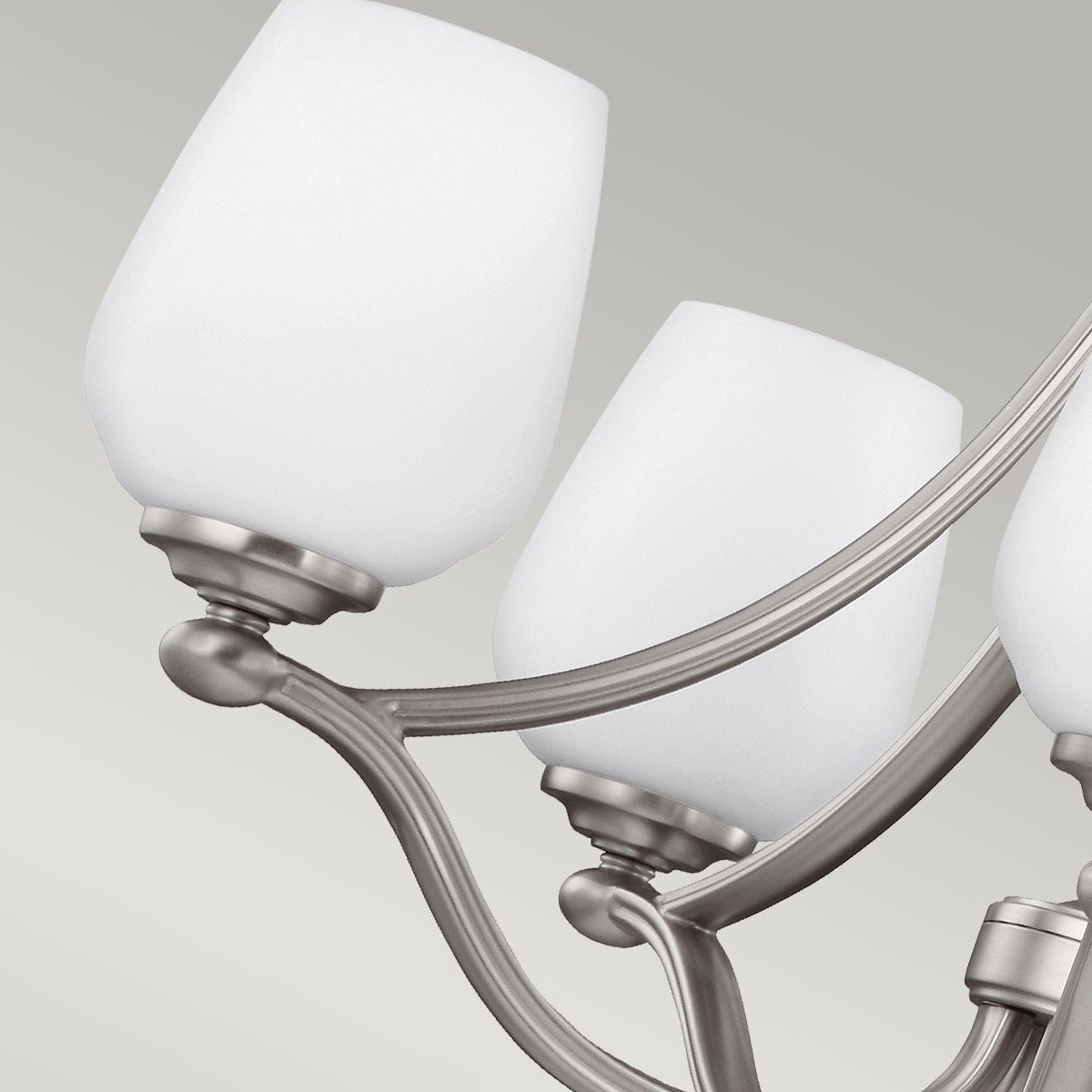 Kronleuchter Vintner mit 5 Lichtern, Satin - Nickel - Elsteadlighting - FE - VINTNER5