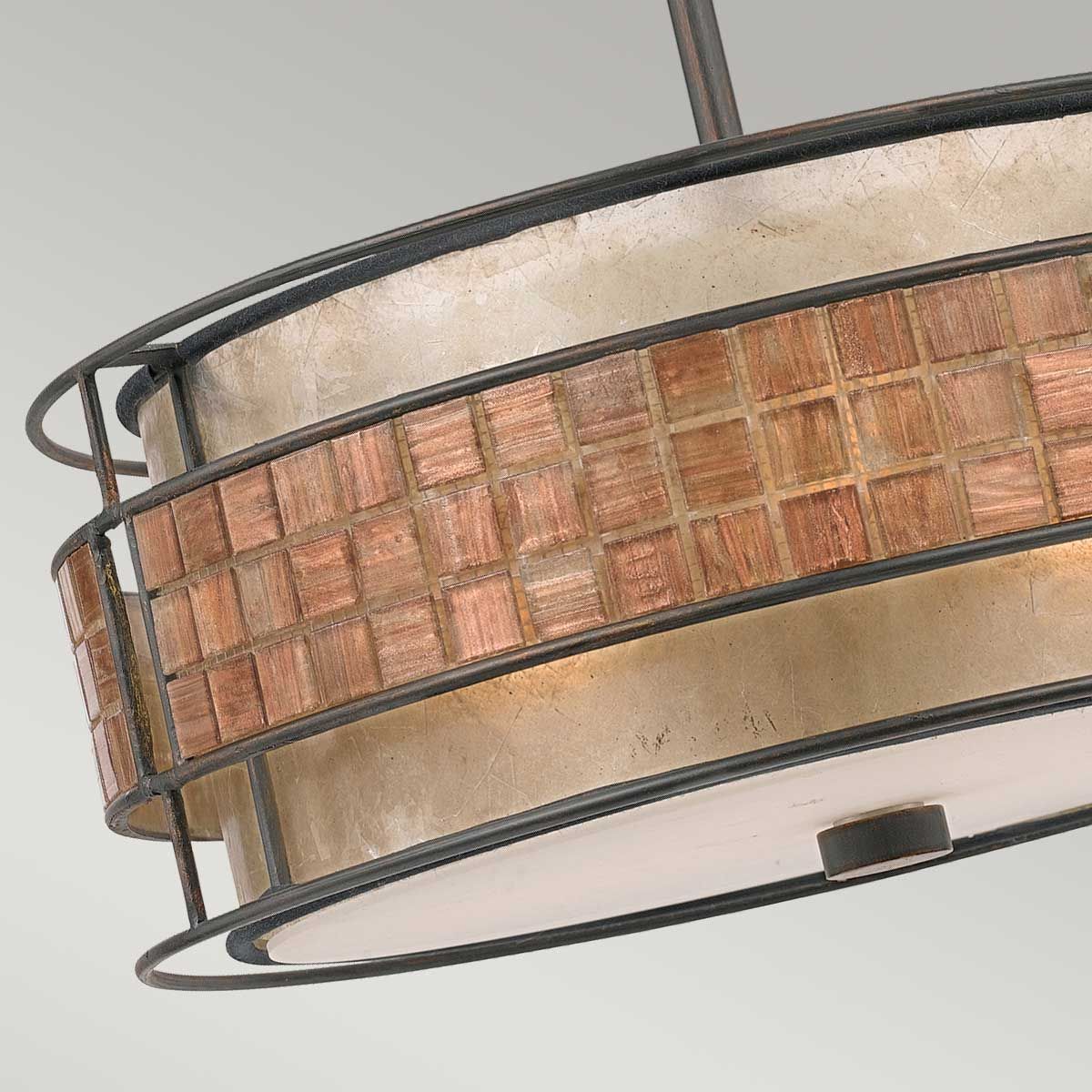Laguna 4-flammige Pendelleuchte - Renaissance-Kupfer - Elsteadlighting - leuchtengrosshandel24