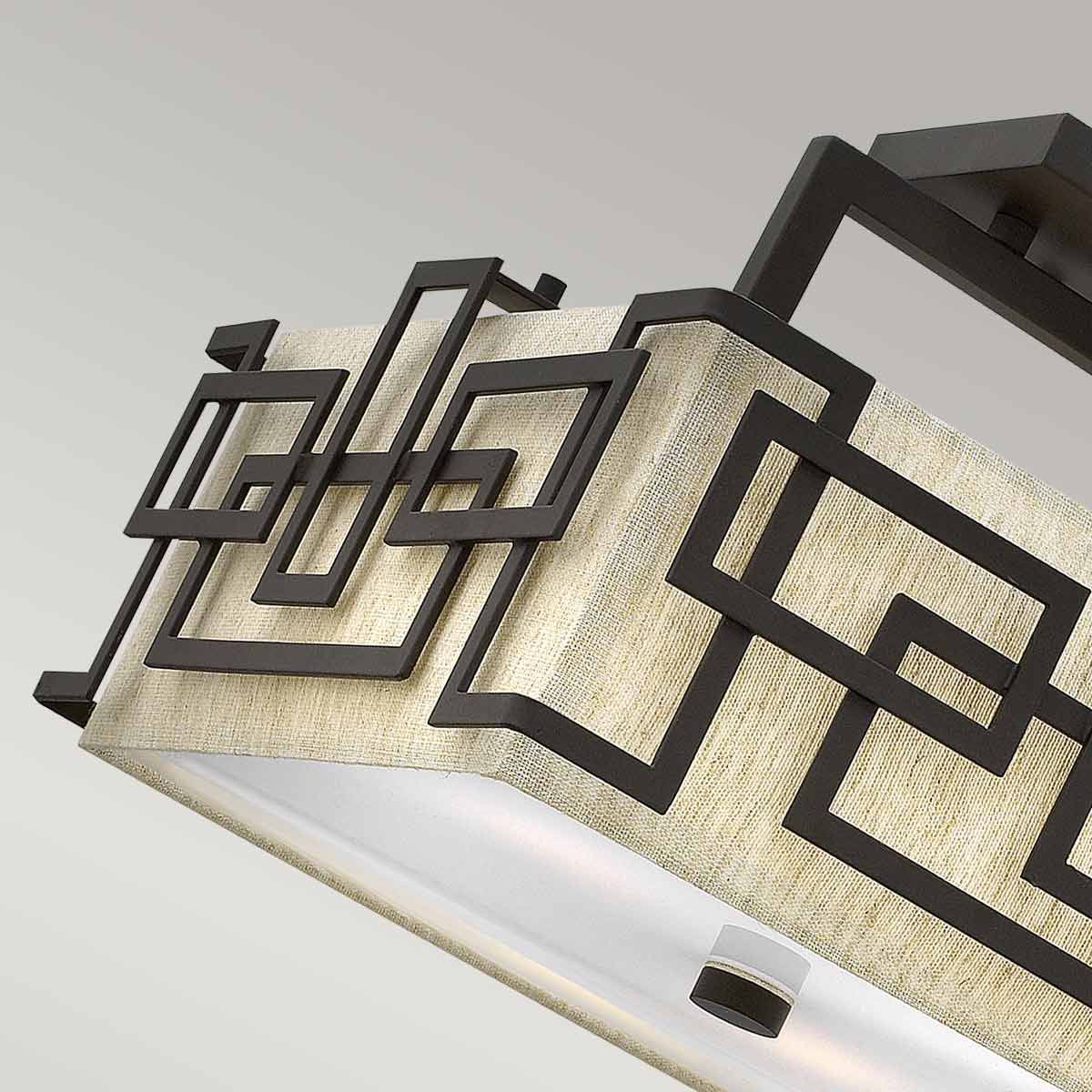 Lanza 3-flammige Halbdeckenleuchte - Ölgeriebene Bronze - Elsteadlighting - leuchtengrosshandel24