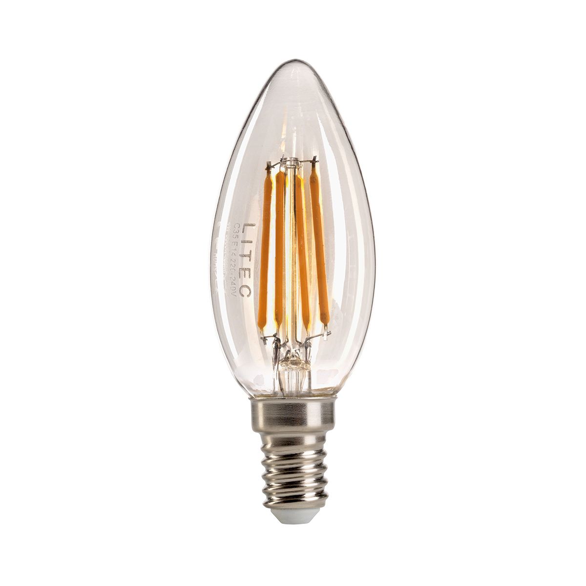 LED-Kerzenlampe E14 - Klarglas - Elsteadlighting - leuchtengrosshandel24