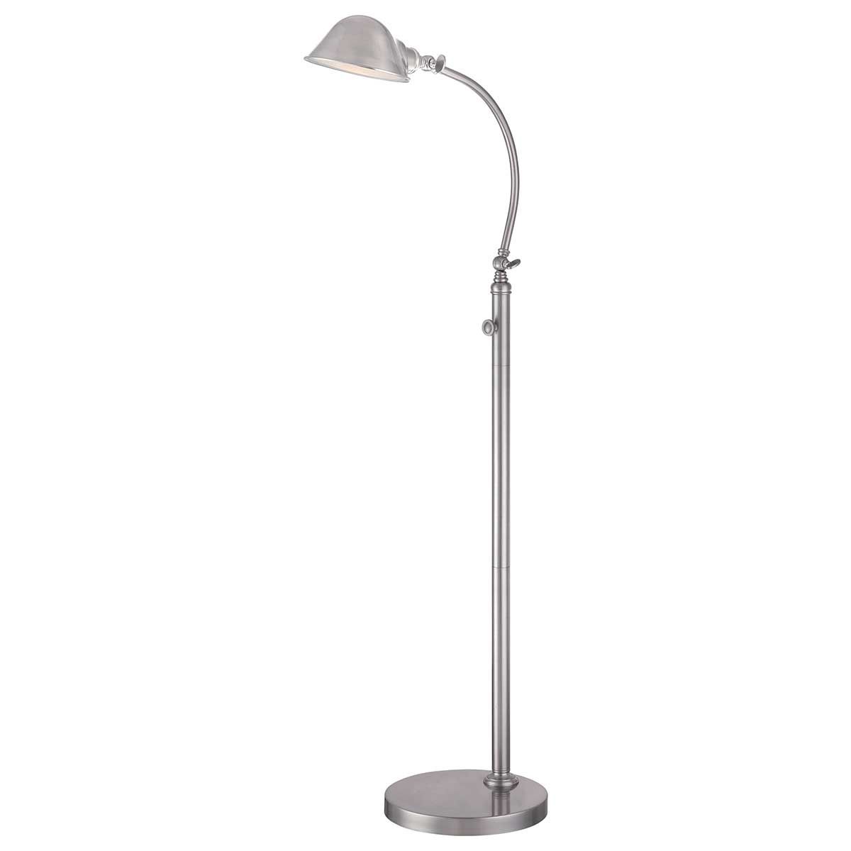 LED-Stehleuchte Thompson in gebürstetem Nickel - Elsteadlighting - leuchtengrosshandel24