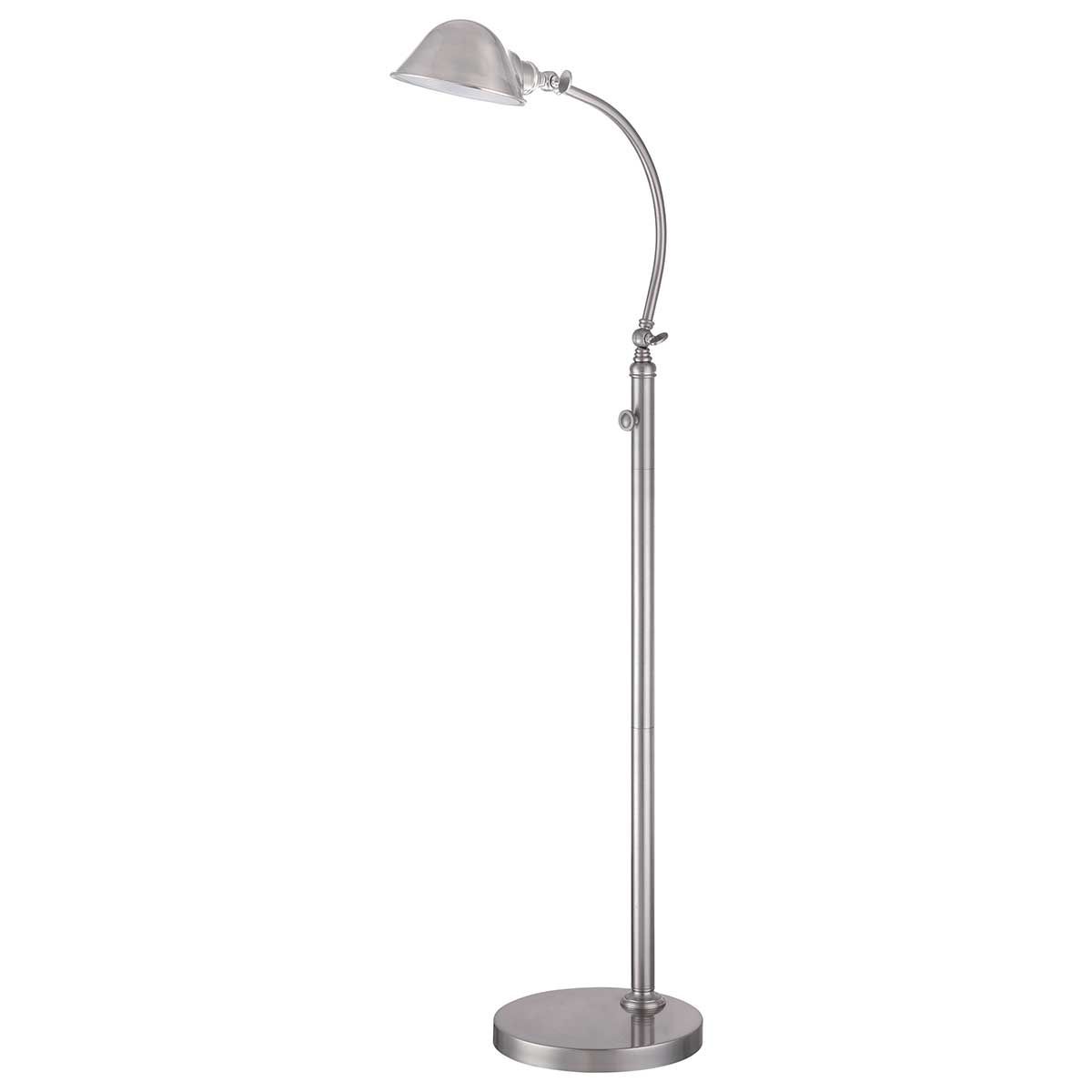LED-Stehleuchte Thompson in gebürstetem Nickel - Elsteadlighting - leuchtengrosshandel24