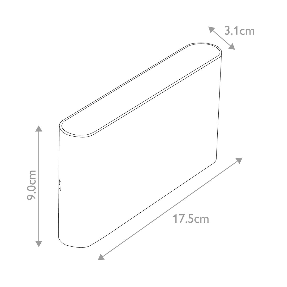 LED - Wandleuchte Jens - Schwarz - Elsteadlighting - JENS - M - C3