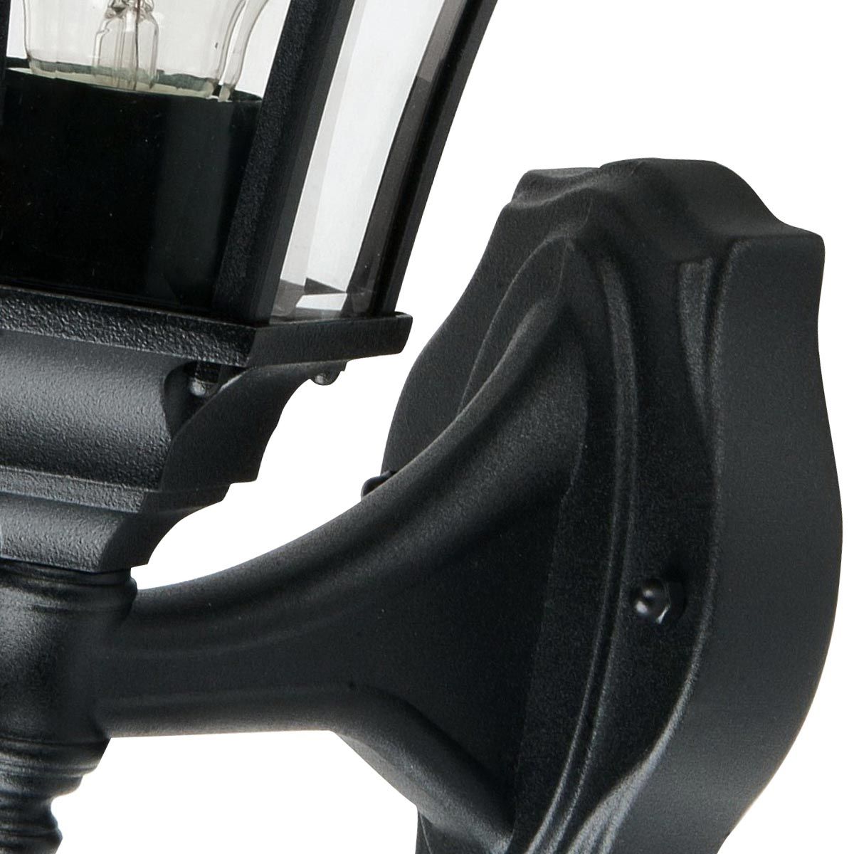 Ledbury 1 - flammige Wandlaterne - Schwarz - Elsteadlighting - GZH - LB1