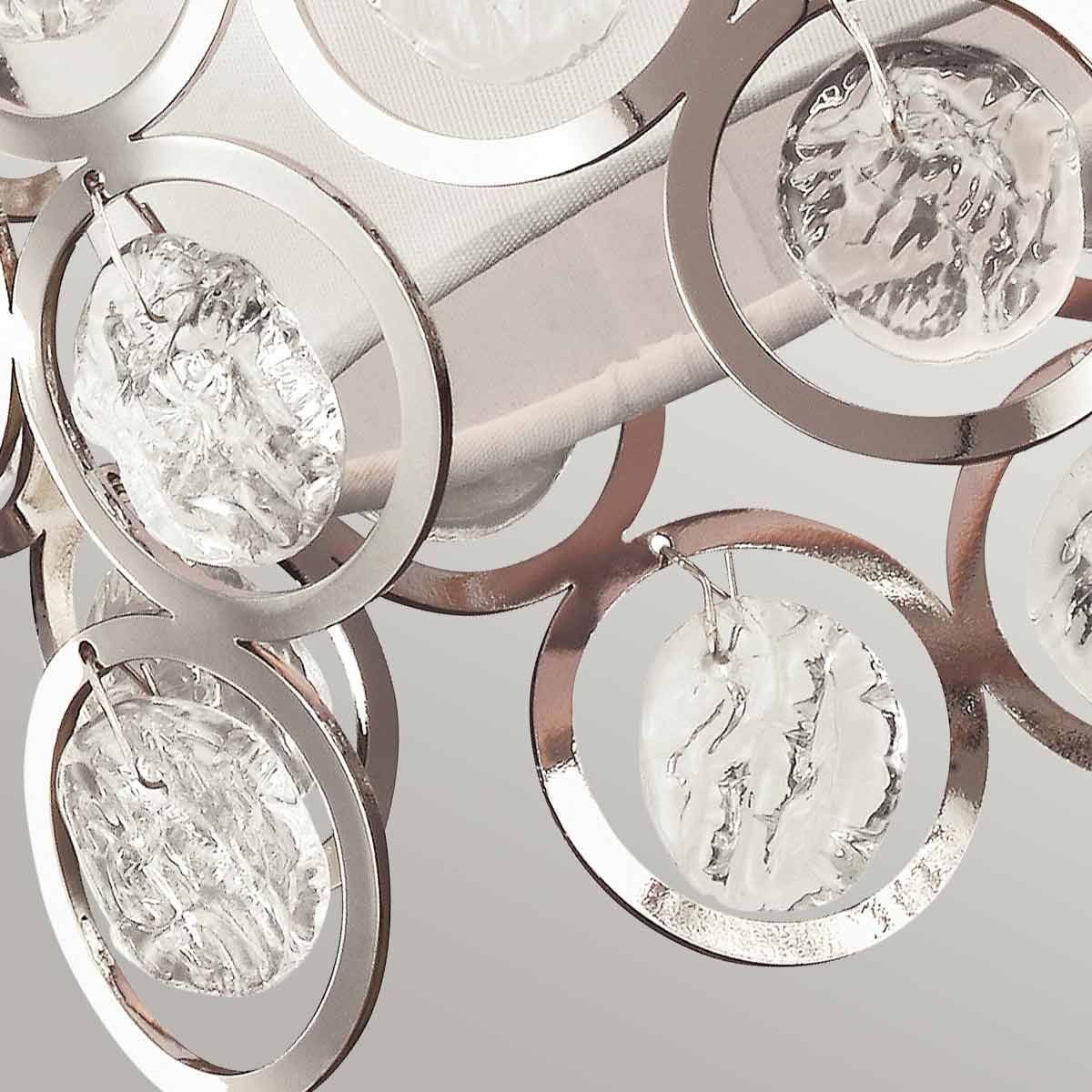 Lexi 1-flammige Mini-Pendelleuchte - Poliertes Nickel - Elsteadlighting - leuchtengrosshandel24