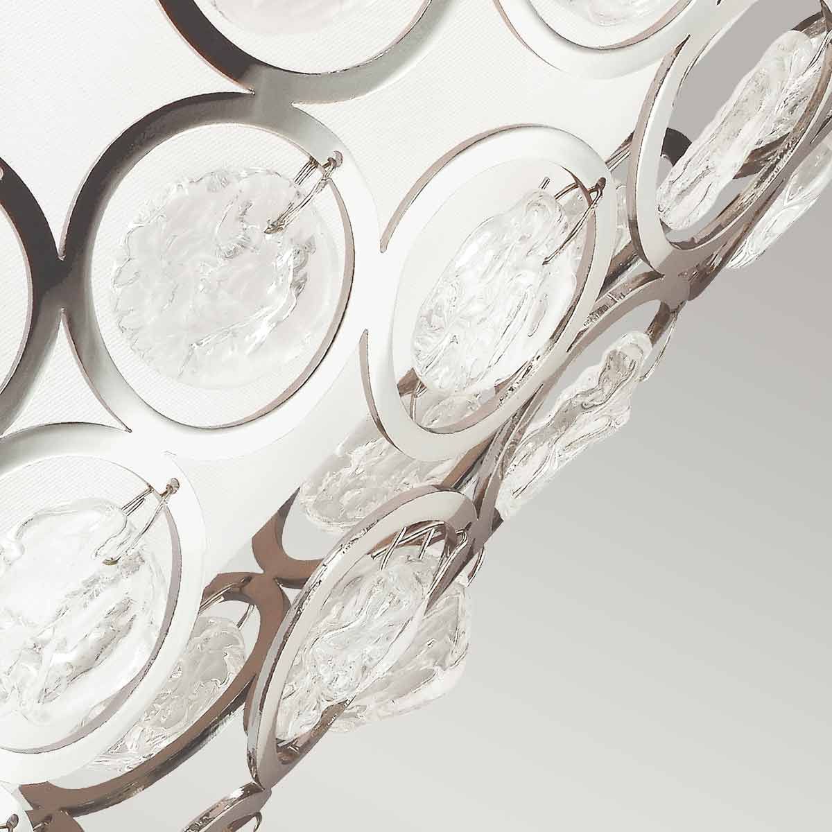 Lexi 1-flammige Wandleuchte - Poliertes Nickel - Elsteadlighting - leuchtengrosshandel24