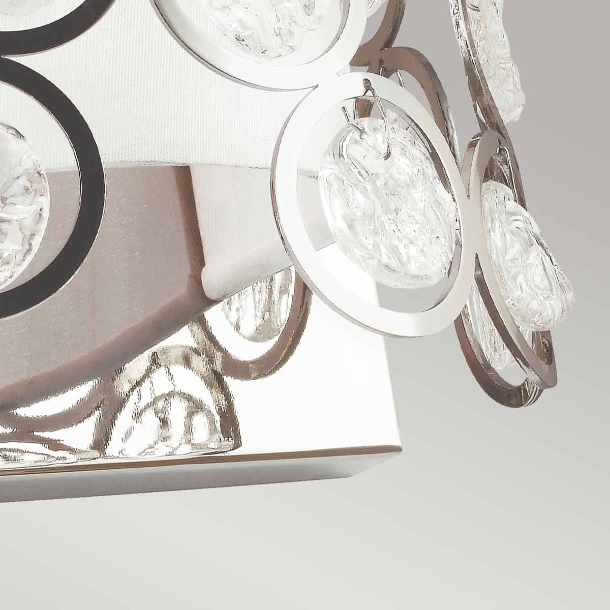 Lexi 1-flammige Wandleuchte - Poliertes Nickel - Elsteadlighting - leuchtengrosshandel24