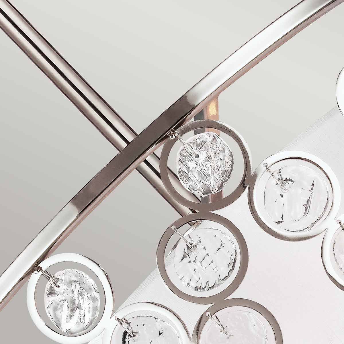 Lexi 3-flammige Pendelleuchte - Poliertes Nickel - Elsteadlighting - leuchtengrosshandel24