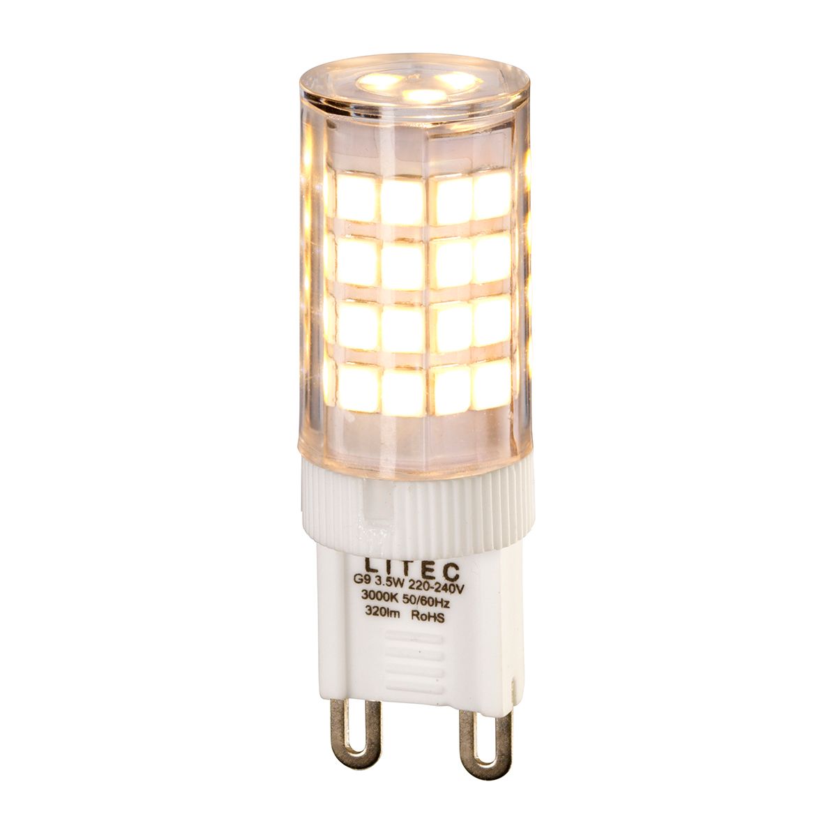 Litec G9 Lampe - Klarer Kunststoff - Elsteadlighting - leuchtengrosshandel24