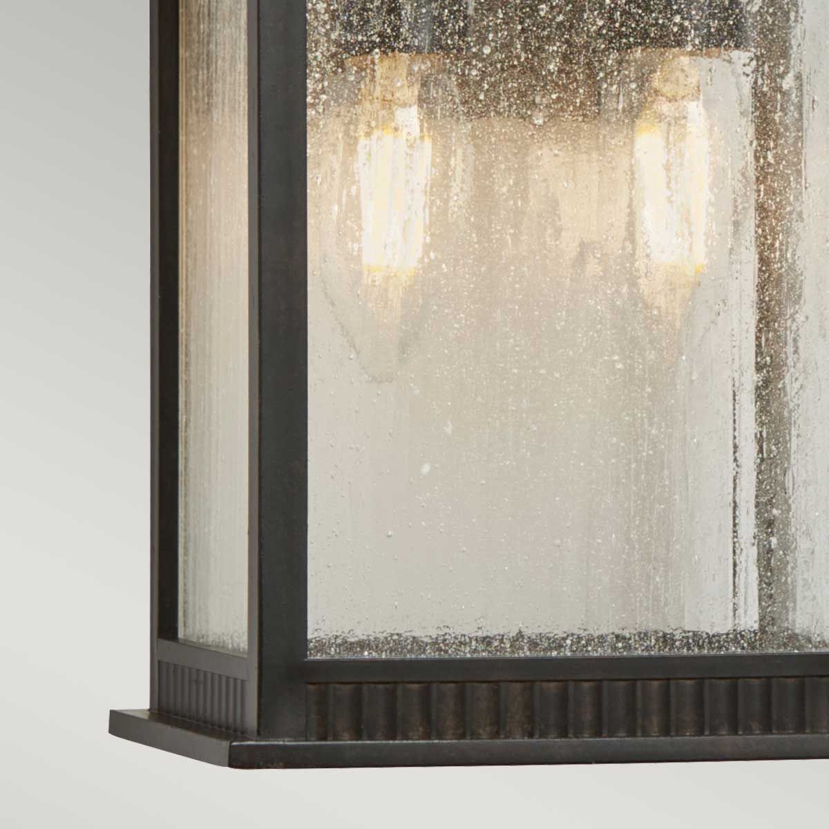 Livingston 2 - flammige mittelgroße Wandlaterne - Imperial Bronze - Elsteadlighting - QZ - LIVINGSTON2 - M
