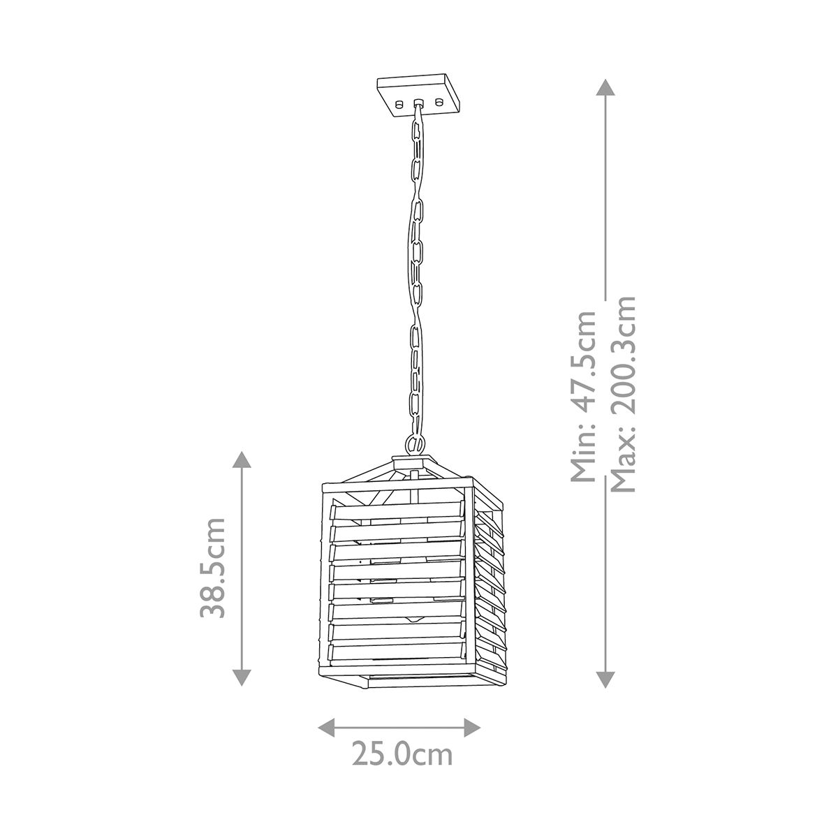 Louvre Pendelleuchte mit 1 Licht, lackiertes Rotguss - Elsteadlighting - leuchtengrosshandel24