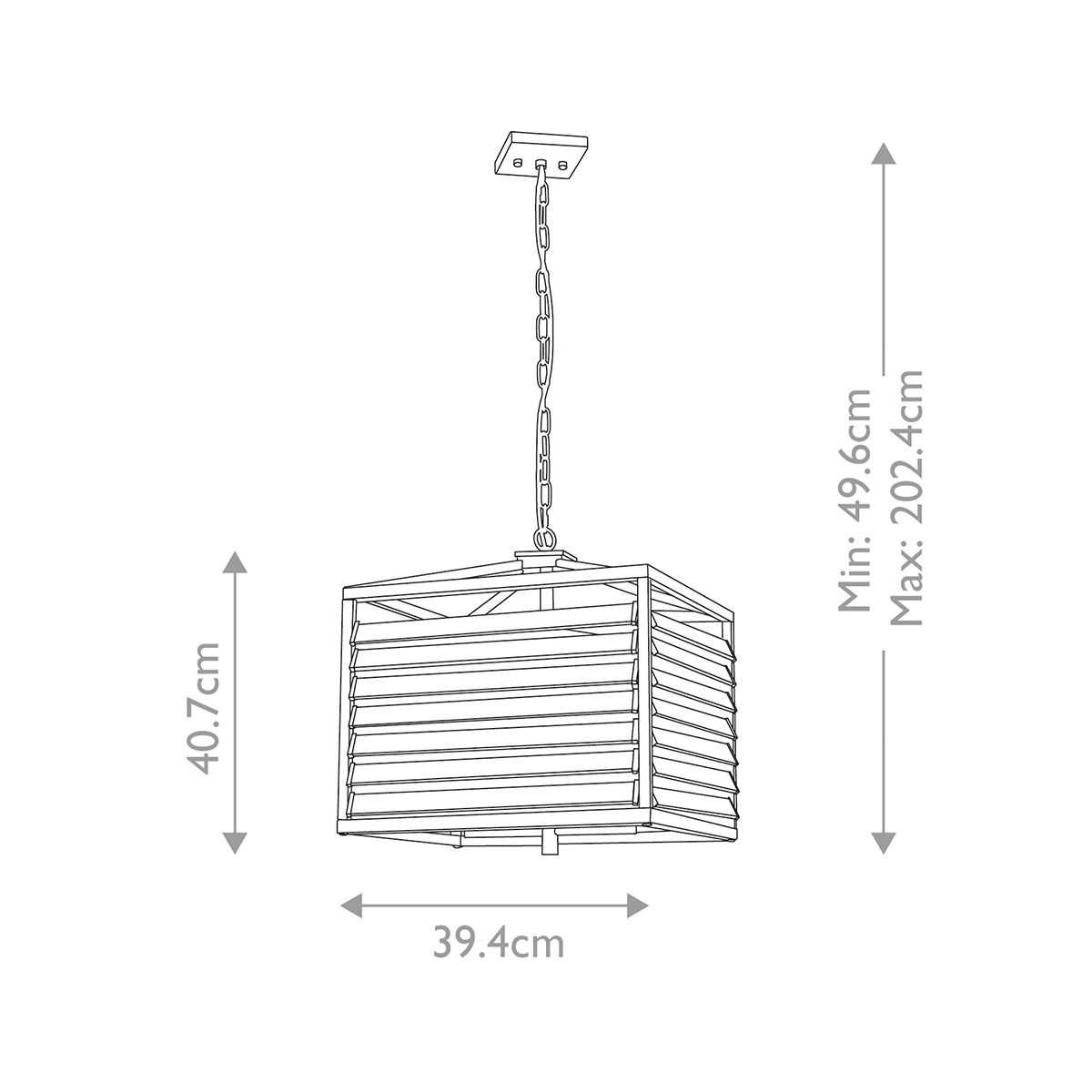 Louvre Pendelleuchte mit 4 Lichtern, lackiertes Rotguss - Elsteadlighting - leuchtengrosshandel24