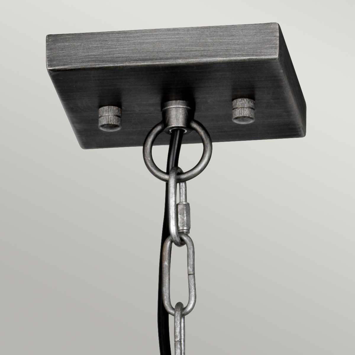 Louvre Pendelleuchte mit 6 Lichtern, lackiertes Rotguss - Elsteadlighting - leuchtengrosshandel24