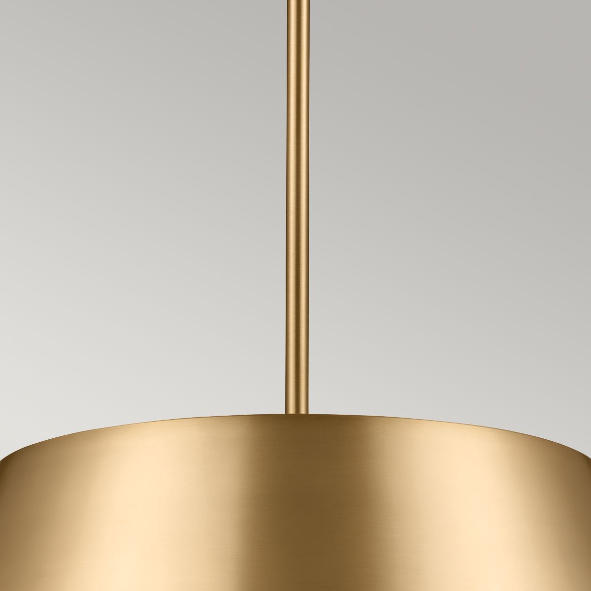 Luella 3lt Pendelleuchte mit zwei Halterungen, gebürstetes Naturmessing - Elsteadlighting - leuchtengrosshandel24