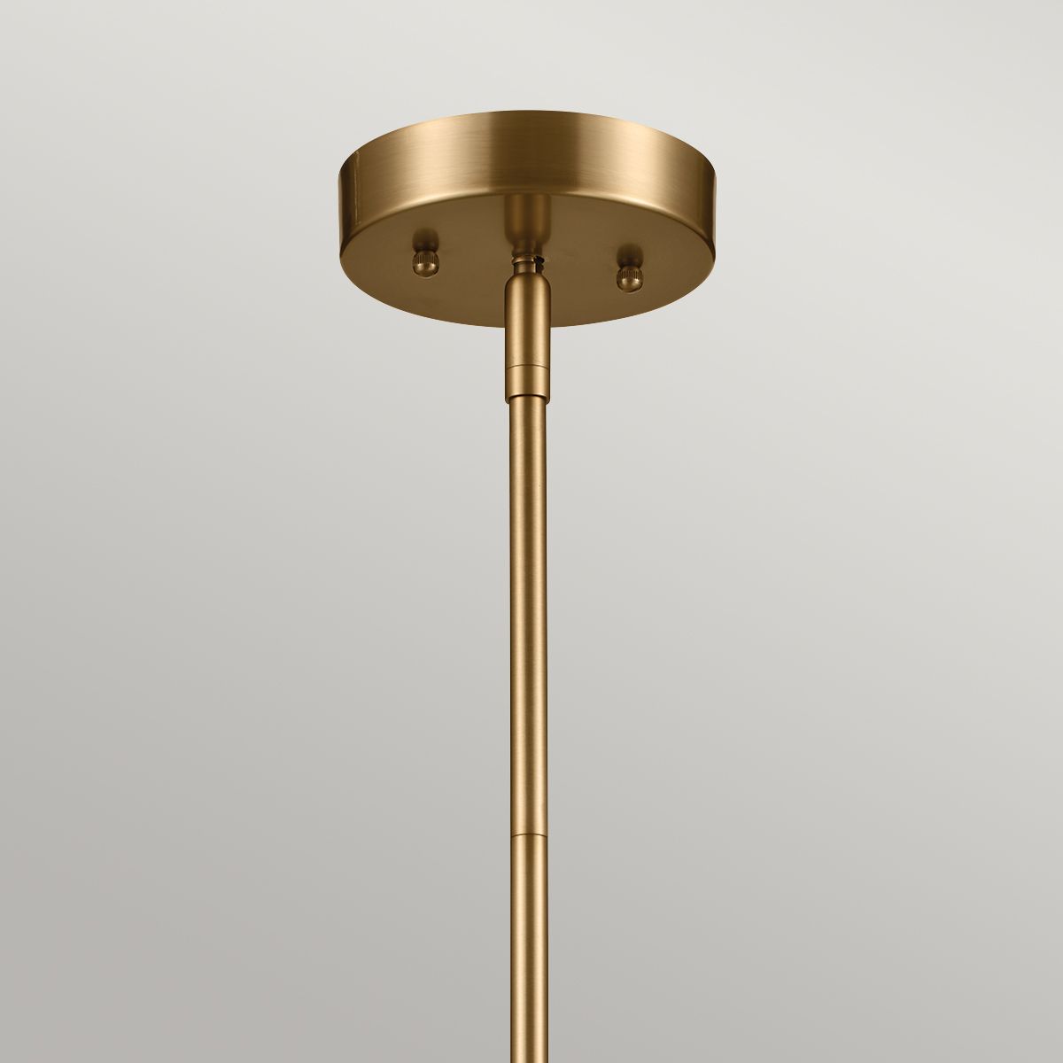 Luella 4lt Pendelleuchte mit zwei Halterungen, gebürstetes Naturmessing - Elsteadlighting - leuchtengrosshandel24