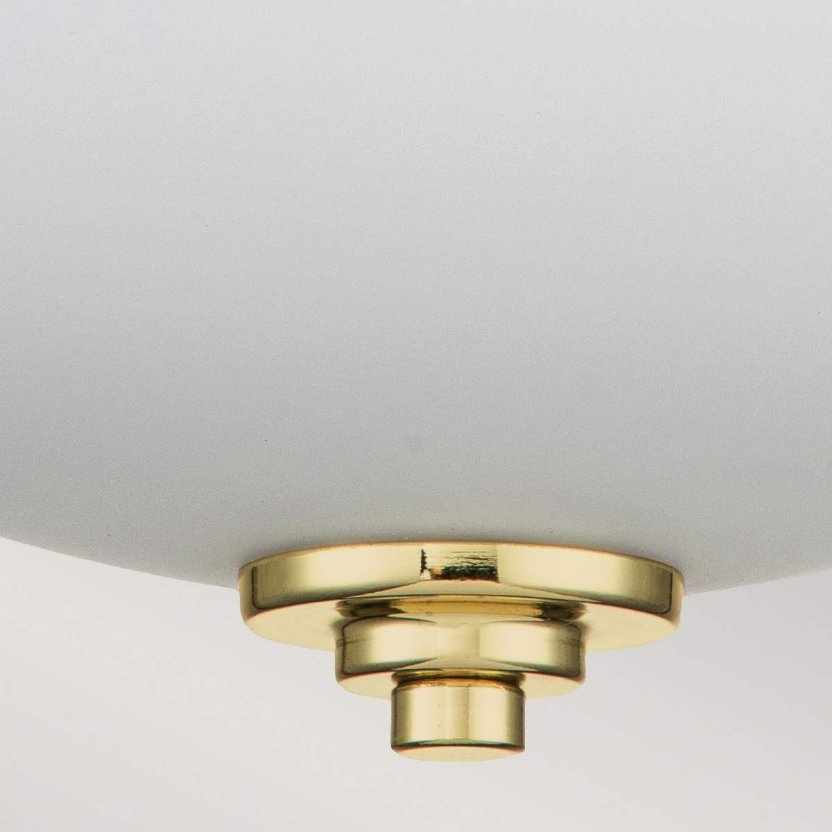 Malibu 2-flammige Deckenleuchte - Messing poliert - Elsteadlighting - leuchtengrosshandel24