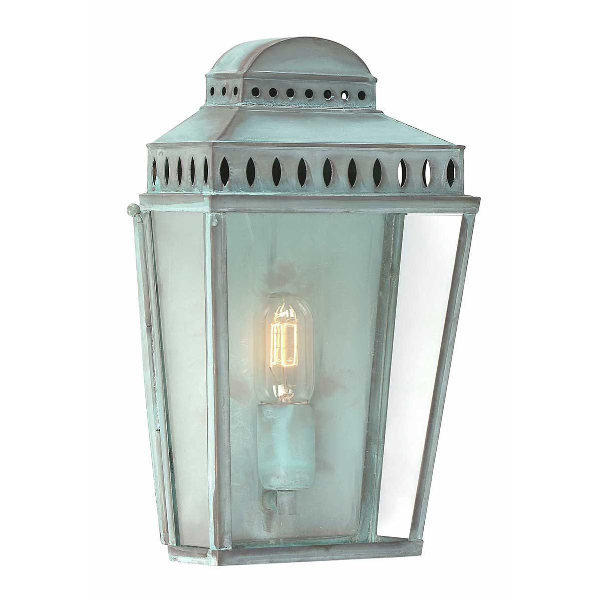 Mansion House Wandlaterne mit 1 Licht, Grünspan - Elsteadlighting - MANSION - HOUSE - V
