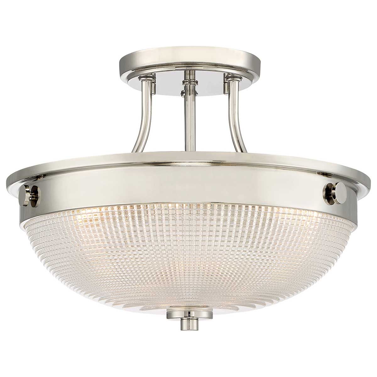 Mantle 2-flammig, halbbündig - Imperial Silver - Elsteadlighting - leuchtengrosshandel24