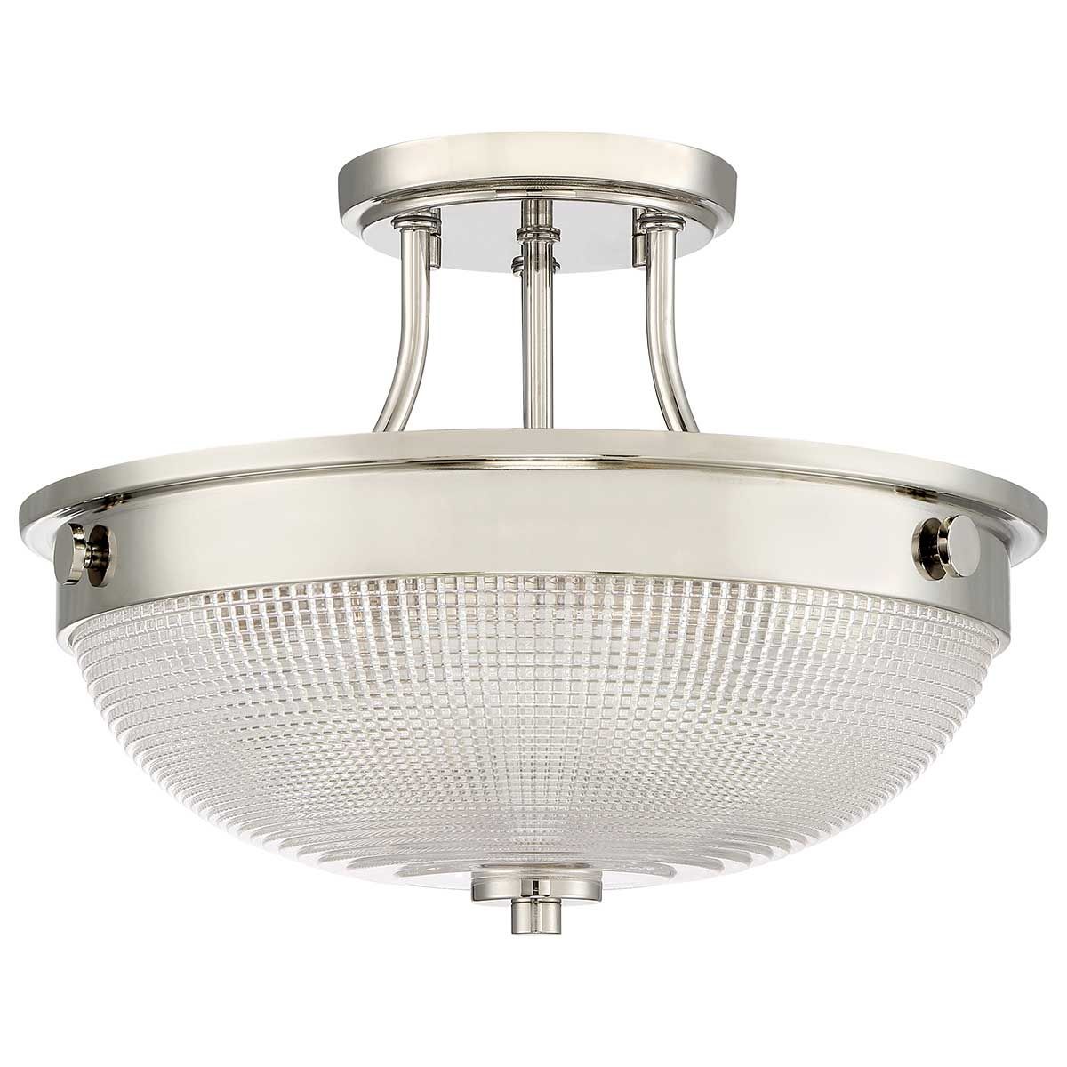 Mantle 2-flammig, halbbündig - Imperial Silver - Elsteadlighting - leuchtengrosshandel24