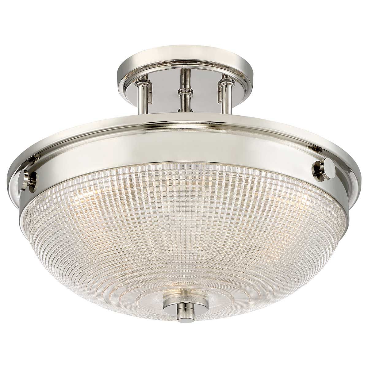 Mantle 2-flammig, halbbündig - Imperial Silver - Elsteadlighting - leuchtengrosshandel24