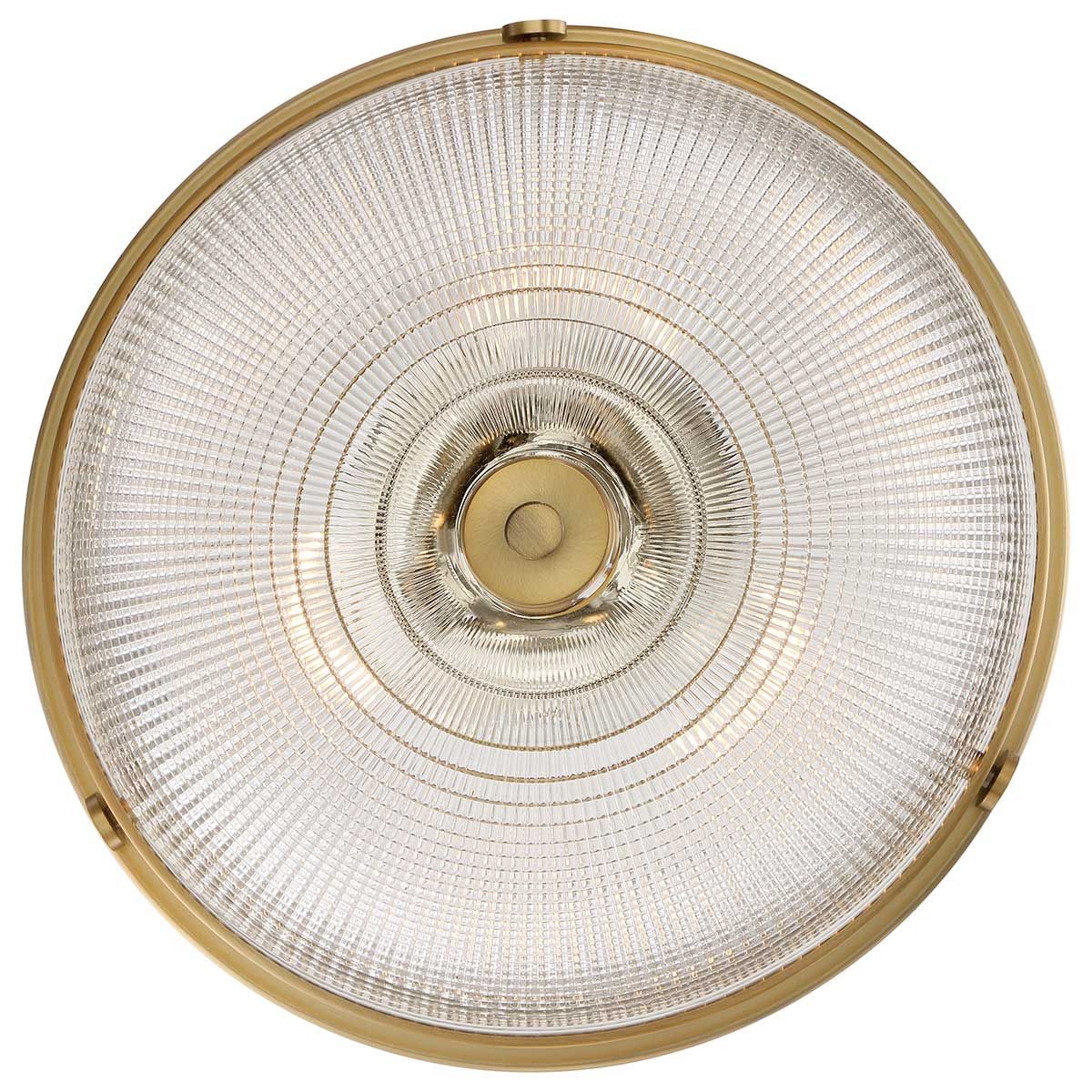 Mantle 2-flammig, halbbündig - verwittertes Messing - Elsteadlighting - leuchtengrosshandel24
