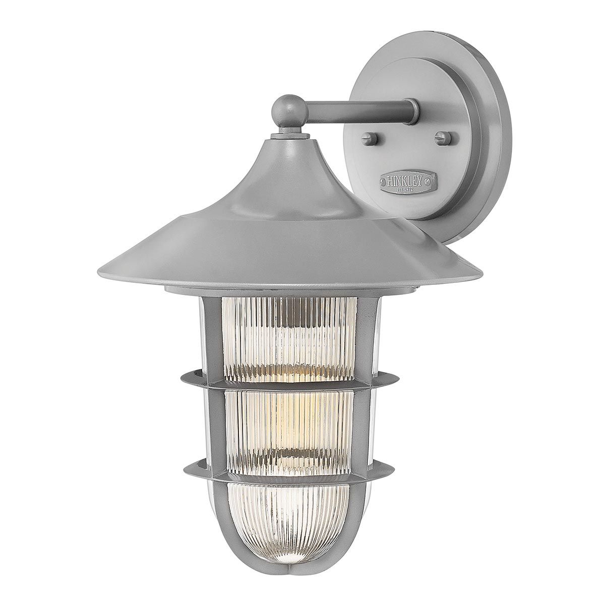 Marina 1 - flammige, mittelgroße Wandlaterne - Silber - Elsteadlighting - HK - MARINA2 - M