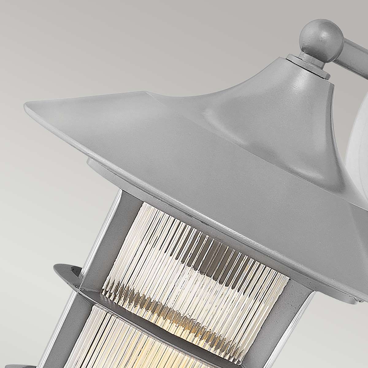 Marina 1 - flammige, mittelgroße Wandlaterne - Silber - Elsteadlighting - HK - MARINA2 - M