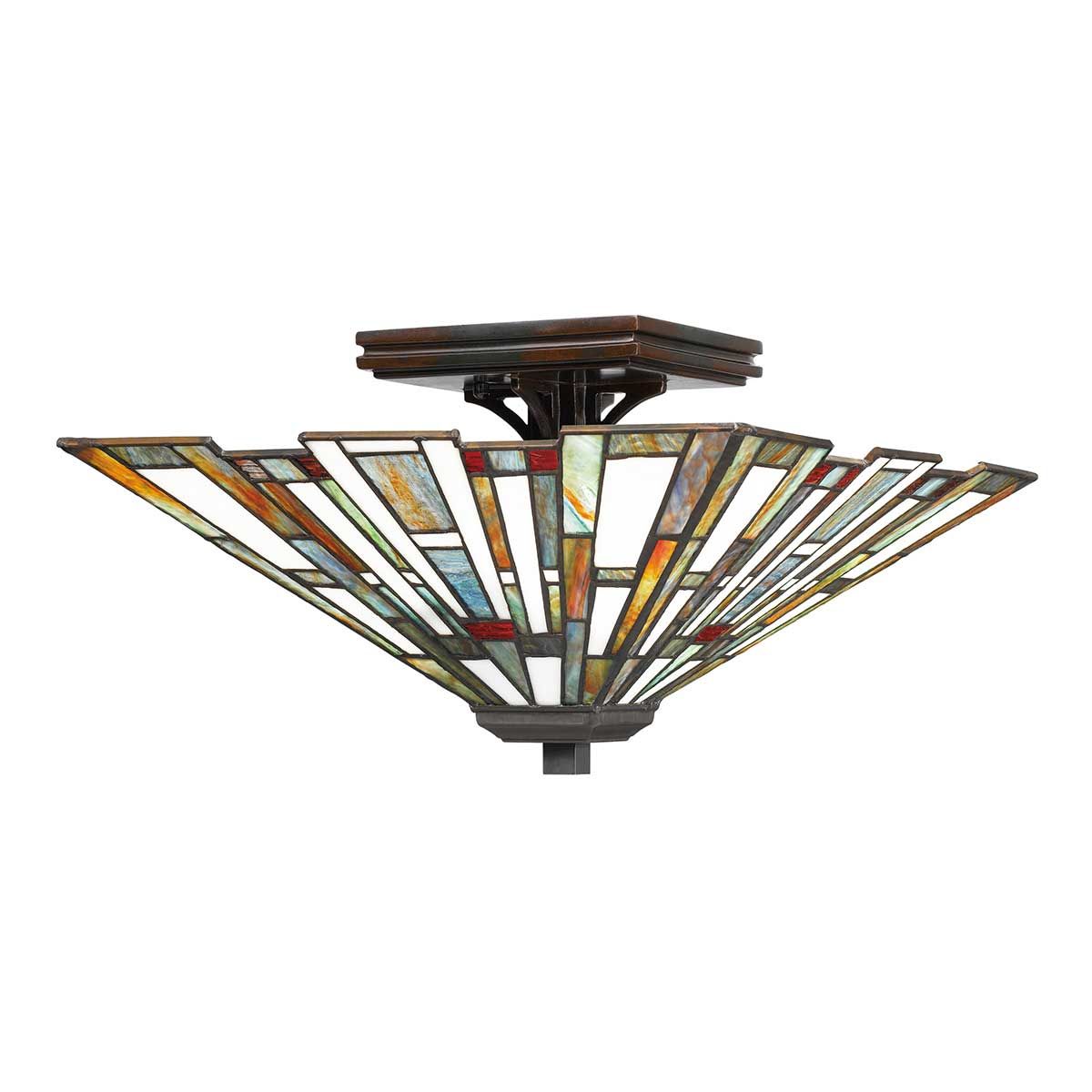 Maybeck 2-flammige Deckenleuchte - Valiant Bronze - Elsteadlighting - leuchtengrosshandel24