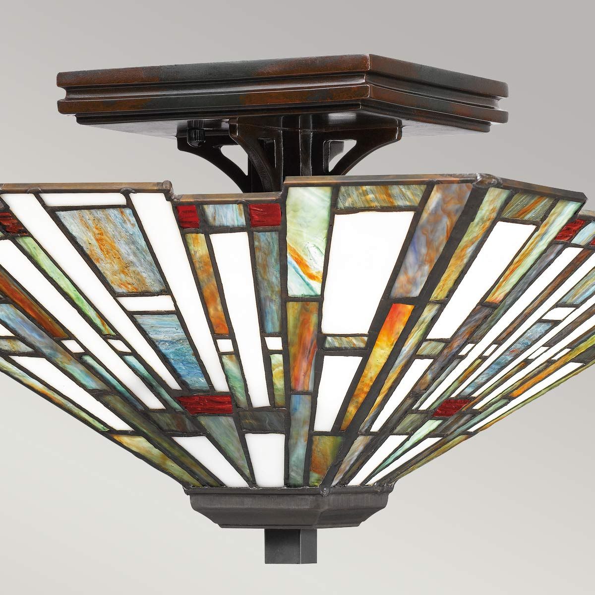 Maybeck 2-flammige Deckenleuchte - Valiant Bronze - Elsteadlighting - leuchtengrosshandel24