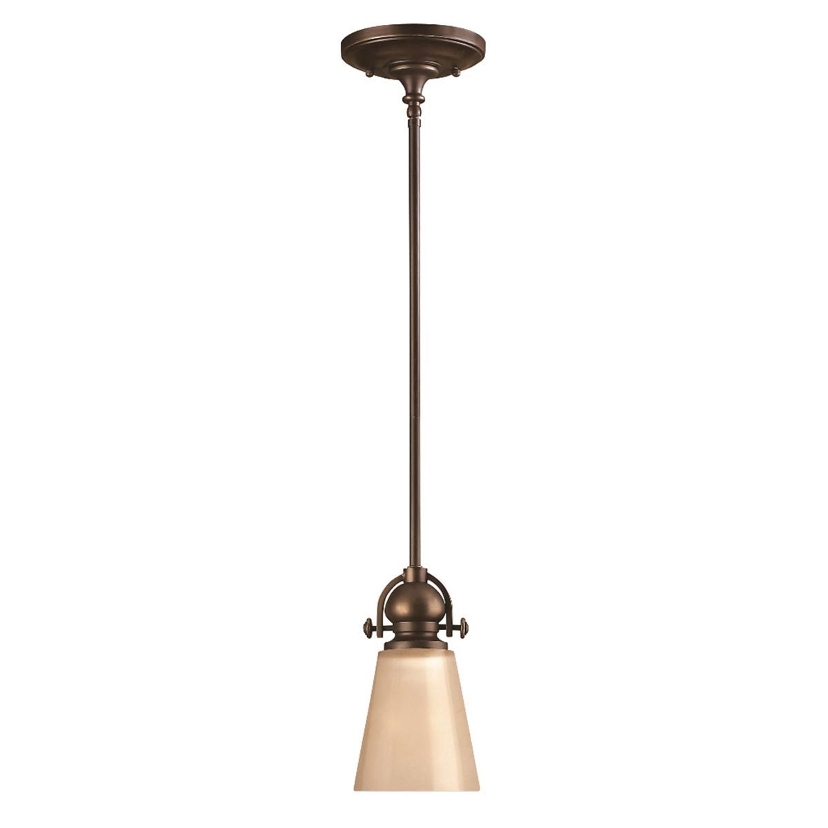 Mayflower 1-flammige Mini-Pendelleuchte - Alte Bronze - Elsteadlighting - leuchtengrosshandel24