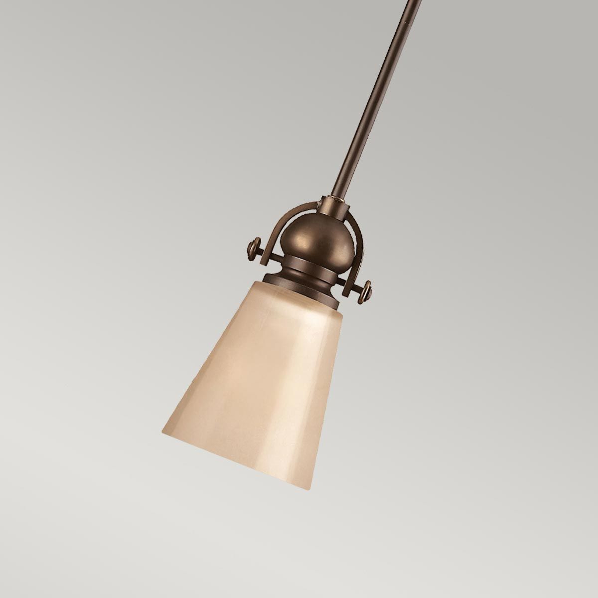 Mayflower 1-flammige Mini-Pendelleuchte - Alte Bronze - Elsteadlighting - leuchtengrosshandel24