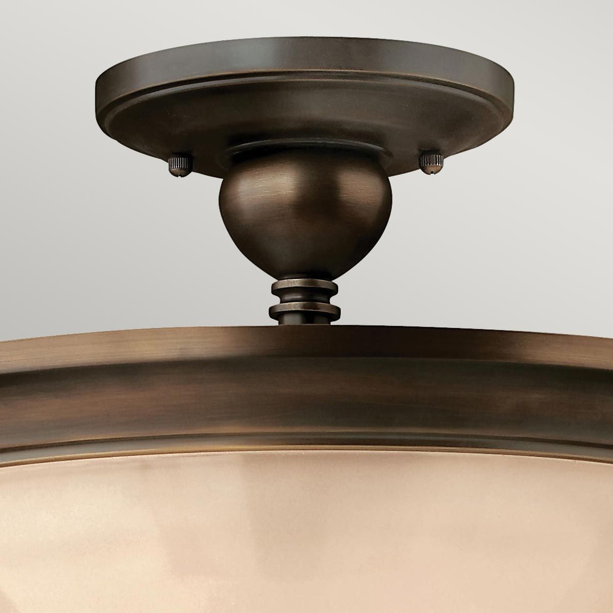 Mayflower 3-flammige Halbdeckenleuchte - Olde Bronze - Elsteadlighting - leuchtengrosshandel24