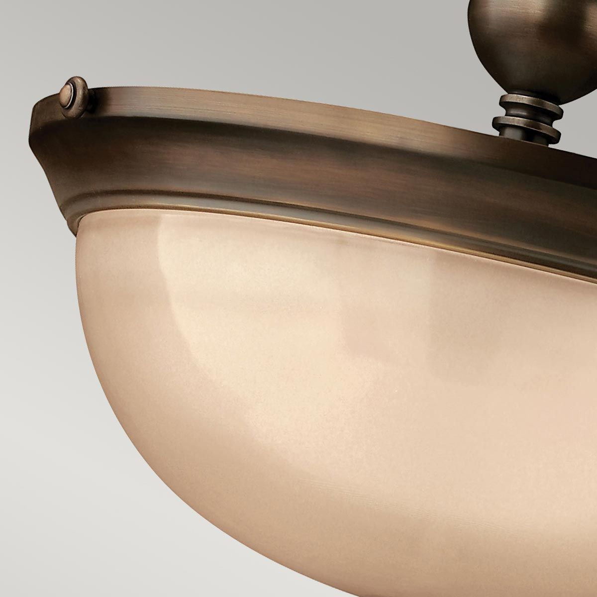 Mayflower 3-flammige Halbdeckenleuchte - Olde Bronze - Elsteadlighting - leuchtengrosshandel24