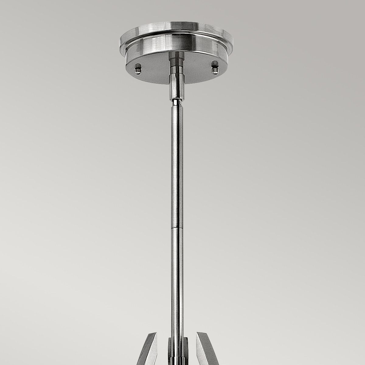 Meridian Kronleuchter mit 3 Lichtern, gebürstetes Nickel - Elsteadlighting - leuchtengrosshandel24