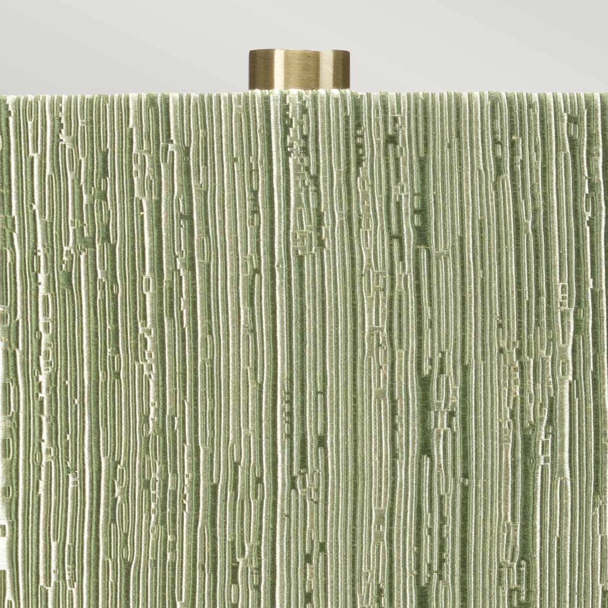 Milo 1-flammige Tischlampe - Gealtertes Messing, Weiß, Grün - Elsteadlighting - leuchtengrosshandel24